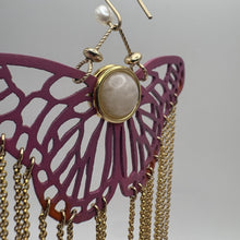 Load image into Gallery viewer, Autumn Butterfly Earrings | One-of-a-Kind Wearable Art
