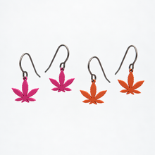 Load image into Gallery viewer, Two of a Kind Leaf Earring Set
