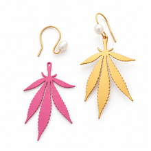 Load image into Gallery viewer, Reversible Leaf Earrings
