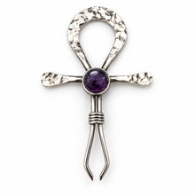 Load image into Gallery viewer, Sterling Ankh Clip
