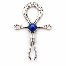 Load image into Gallery viewer, Sterling Ankh Clip
