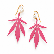 Load image into Gallery viewer, Reversible Leaf Earrings
