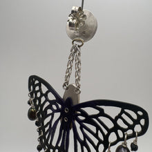 Load image into Gallery viewer, Winter Butterfly Earrings | One-of-a-Kind Wearable Art
