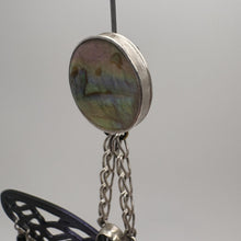 Load image into Gallery viewer, Winter Butterfly Earrings | One-of-a-Kind Wearable Art
