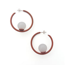 Load image into Gallery viewer, Oracle Hoop Earrings
