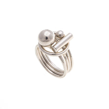 Load image into Gallery viewer, PUZZLE RING (silver)
