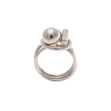 Load image into Gallery viewer, PUZZLE RING (silver)
